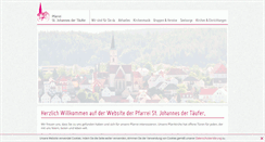 Desktop Screenshot of pfarrei-nabburg.de
