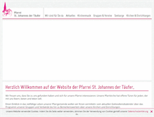Tablet Screenshot of pfarrei-nabburg.de